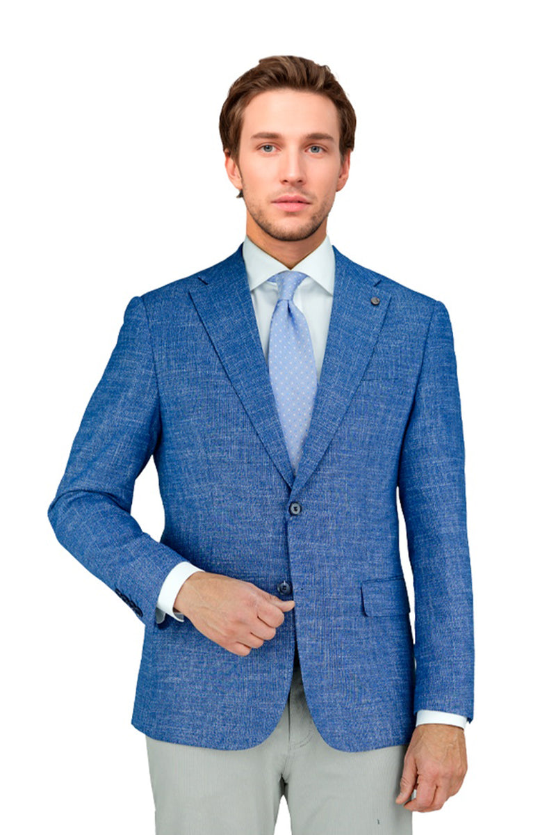 Bertolini Dark Blue Check Sports Jacket