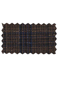 Enzo Tovare Camel & Navy Plaid Sports Jacket