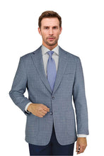 Enzo Tovare Light Blue Birdseye Soft Jacket