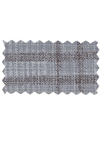 Enzo Tovare Light Grey Windowpane Soft Jacket