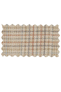 Enzo Tovare Beige & Camel Plaid Soft Jacket