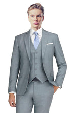 Giorgio Fiorelli Solid Light Gray Suit (2-Piece Set)