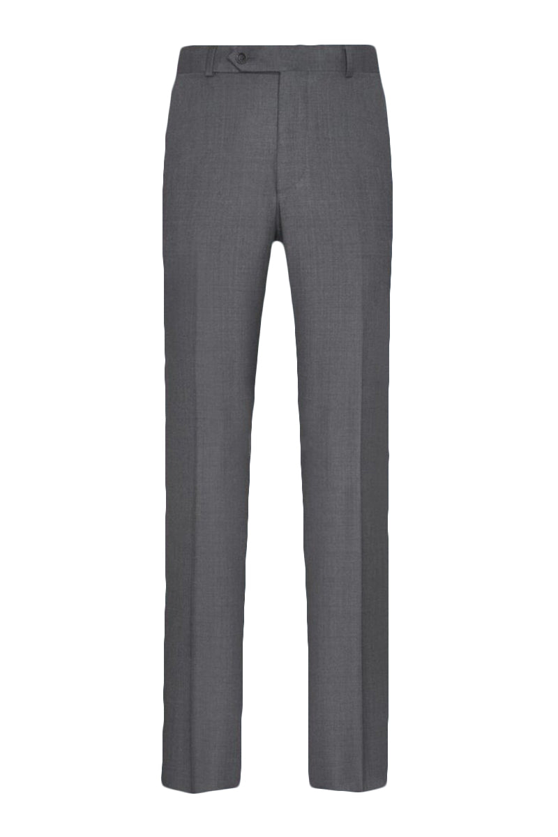 Giorgio Fiorelli Medium Grey Plain Front Dress Pants