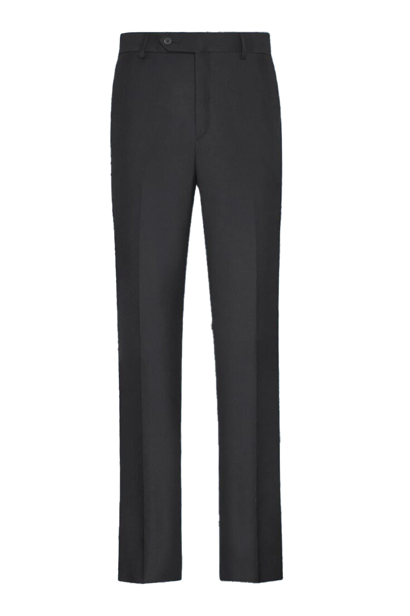 Giorgio Fiorelli Black Plain Front Dress Pants