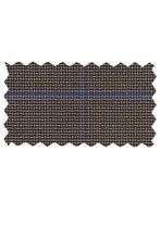 Giorgio Fiorelli Camel Blue Windowpane Suit (2-Piece Set)