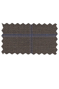 Giorgio Fiorelli Camel Blue Windowpane Suit (2-Piece Set)