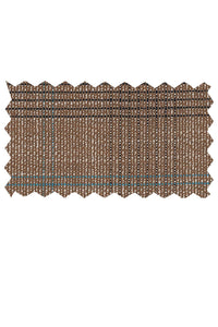 Giorgio Fiorelli Light Brown Windowpane Suit (2-Piece Set)
