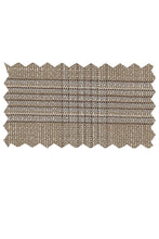 Giorgio Fiorelli Light Taupe Plaid Suit (2-Piece Set)