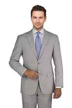 Giorgio Fiorelli Light Grey Crossweave Suit (2-Piece Set)