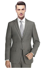 Mantoni Solid Taupe Suit (2-Piece Set)
