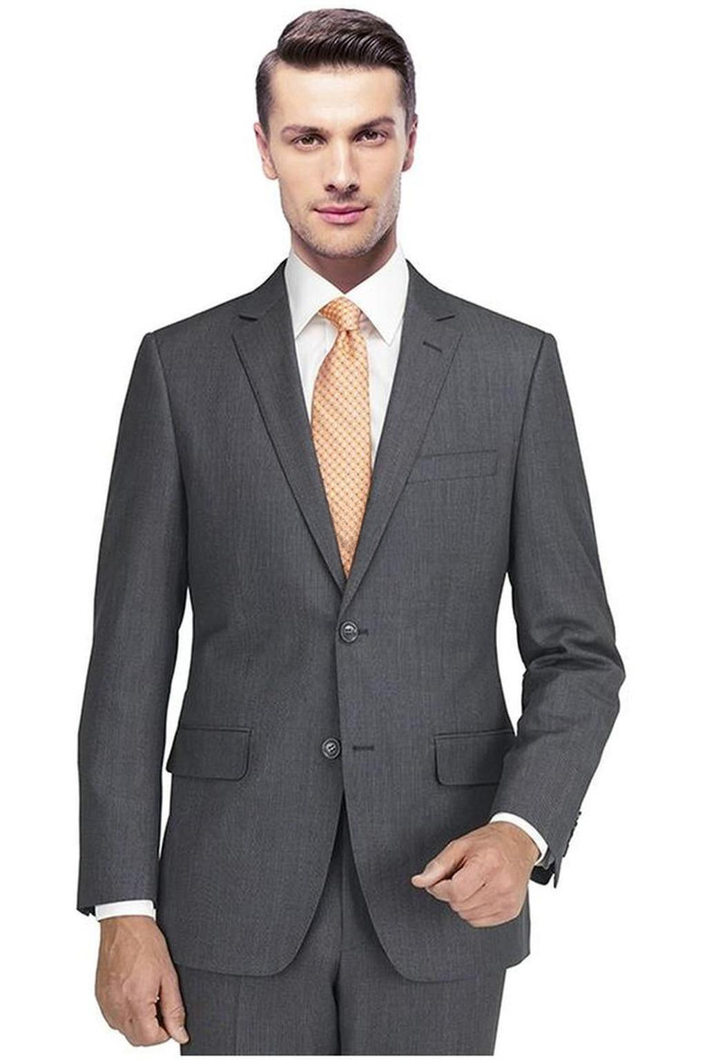 Mantoni Grey Birdseye Suit (2-Piece Set)