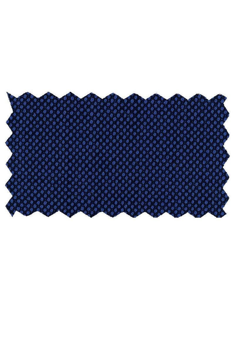 Mantoni Blue Birdseye Suit (2-Piece Set)