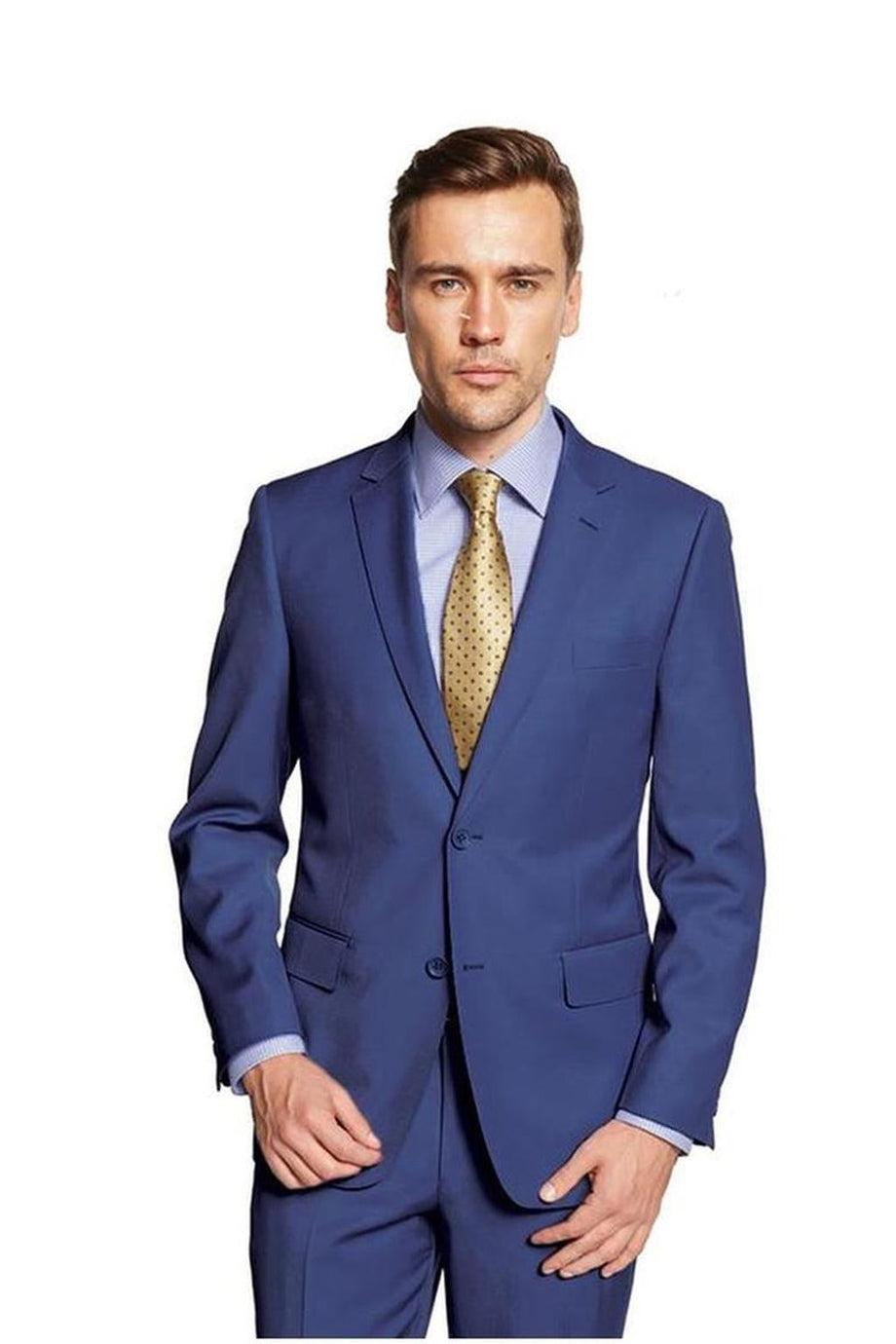 Mantoni Light Blue Sharkskin Suit (2-Piece Set)