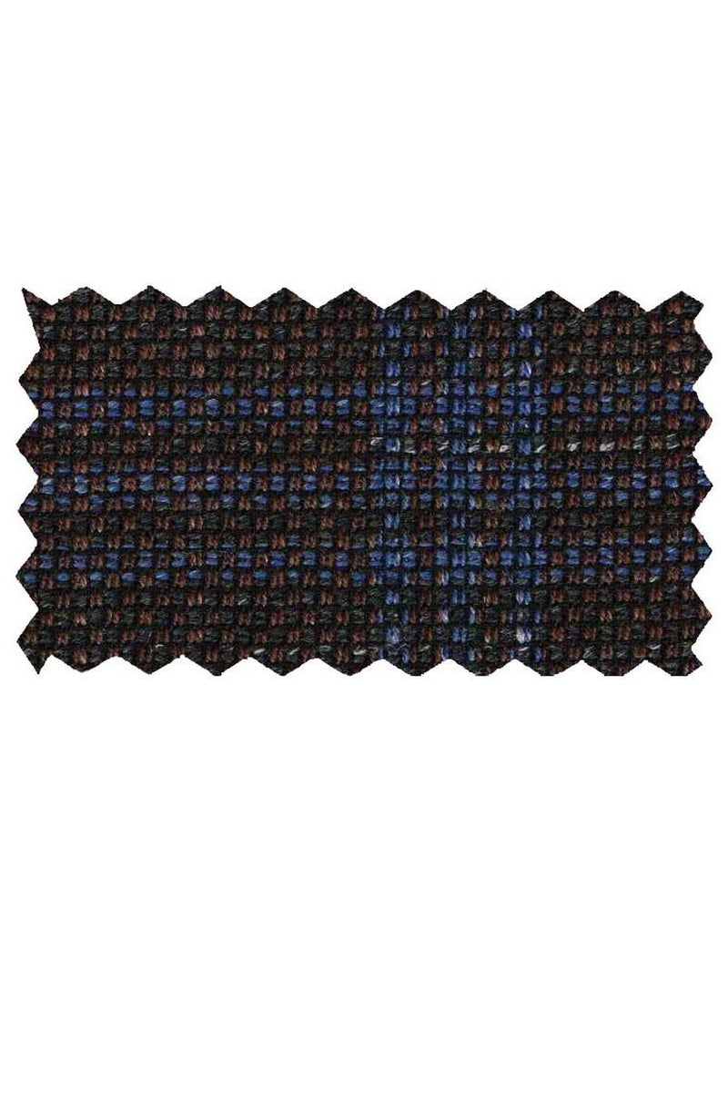 Mantoni Brown Windowpane Sports Jacket