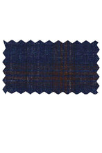 Mantoni Blue Windowpane Sports Jacket