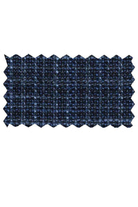 Mantoni Blue Hopsack Plaid Sports Jacket