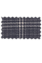 Mantoni Black & White Windowpane Sports Jacket