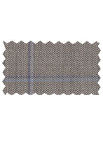 Mantoni Grey Windowpane Suit (2-Piece Set)