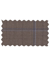 Mantoni Camel Windowpane Suit (2-Piece Set)