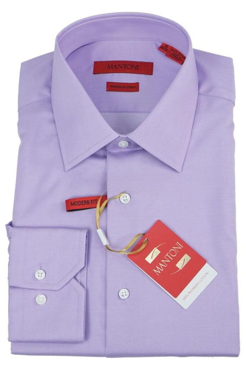 "Orion" Lavender Laydown Dress Shirt