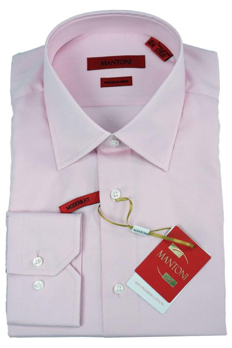"Orion" Pink Laydown Dress Shirt