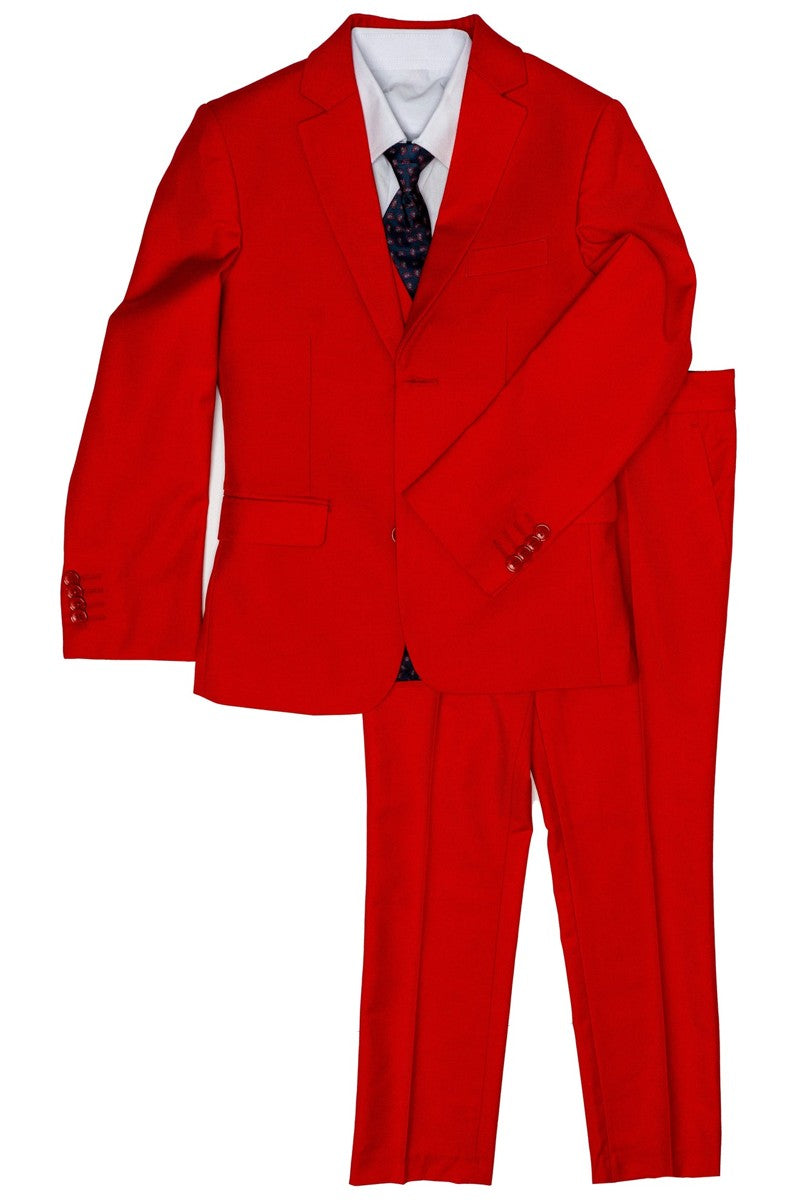 Geoffrey Beene "Austin" Kids Red 5-Piece Suit