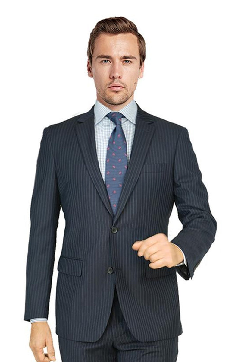 Giorgio Fiorelli Giorgio Fiorelli Black Stripe Suit (2-Piece Set)