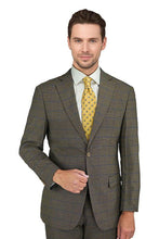 Giorgio Fiorelli Giorgio Fiorelli Camel Blue Windowpane Suit (2-Piece Set)