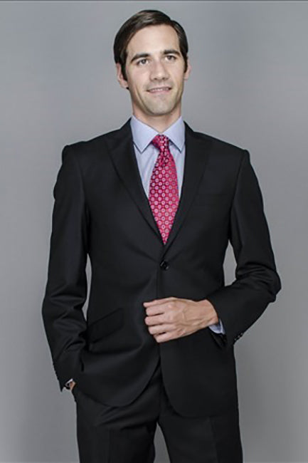 Giorgio Fiorelli Giorgio Fiorelli Solid Black Suit (2-Piece Set)