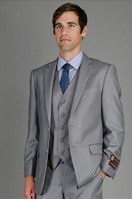 Giorgio Fiorelli Giorgio Fiorelli Solid Grey Suit (2-Piece Set)