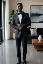 "Havana" Black Tuxedo Jacket (Separates)