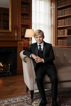 "Trent" Perry Ellis Kids Black 5-Piece Tuxedo