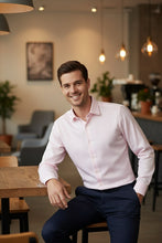 "Jamison" Pink Twill Spread Collar Dress Shirt