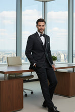 "Kingston" Black Tuxedo Jacket (Separates)