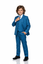 "Mason" Kids Cobalt Suit (5-Piece Set)