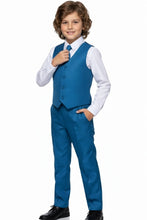 "Mason" Kids Cobalt Suit (5-Piece Set)