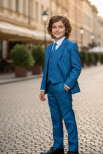 "Mason" Kids Cobalt Suit (5-Piece Set)