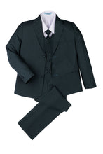 Little Tuxedos "Mason" Kids Hunter Green Suit (5-Piece Set)