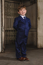 Little Tuxedos "Mason" Kids Indigo Suit (5-Piece Set)