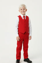 "Mason" Kids Red Suit (5-Piece Set)