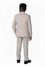 Little Tuxedos "Mason" Kids Tan Suit (5-Piece Set)