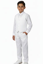 "Mason" Kids White Suit (5-Piece Set)