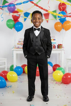 Little Tuxedos "Princeton" Kids Black Tuxedo (5-Piece Set)