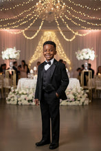 Little Tuxedos "Princeton" Kids Black Tuxedo (5-Piece Set)