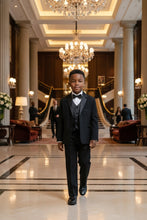 Little Tuxedos "Princeton" Kids Black Tuxedo (5-Piece Set)