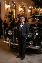 Little Tuxedos "Princeton" Kids Black Tuxedo (5-Piece Set)