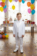 Little Tuxedos "Princeton" Kids White Tuxedo (5-Piece Set)