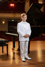 Little Tuxedos "Princeton" Kids White Tuxedo (5-Piece Set)
