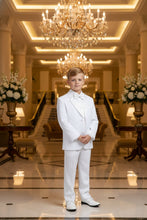 Little Tuxedos "Princeton" Kids White Tuxedo (5-Piece Set)