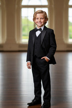 "Prodigy" Kids Black Tuxedo (5-Piece Set)